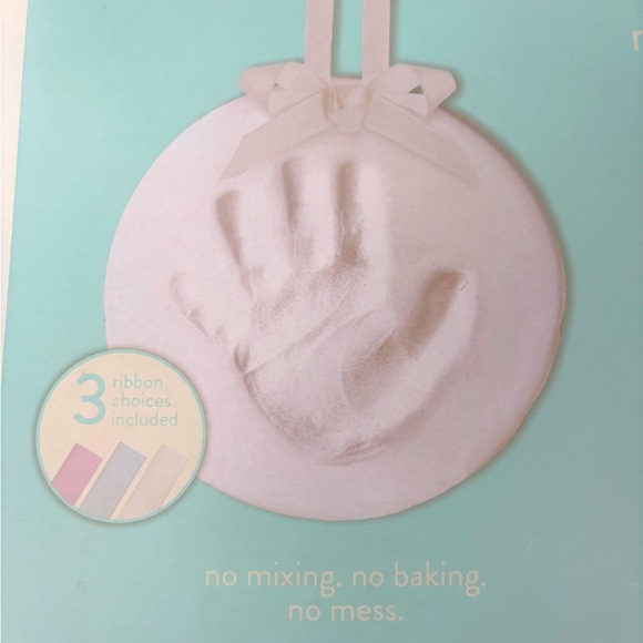 Pearhead Baby Keepsake Kit with Blue and Cream Accents - Picture 2 of 6